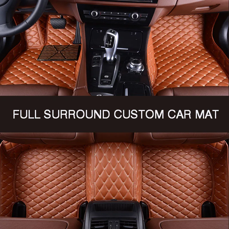 Volle Surround Custom Leder Auto Boden Matte Für RENAULT Scenic(7