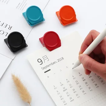 

Round Magnet Clamp Office Suction Wall Metal Clip Refrigerator Magnetic Clip Living Room Note Paper Folder Home Office Storage