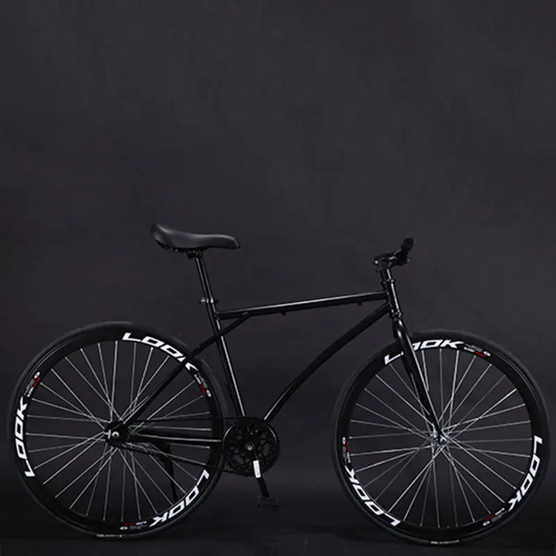 Bicycle Road Bike Fixed Gear Adult Men and Women Models Racing Solid Tire Single Speed Students New Cool