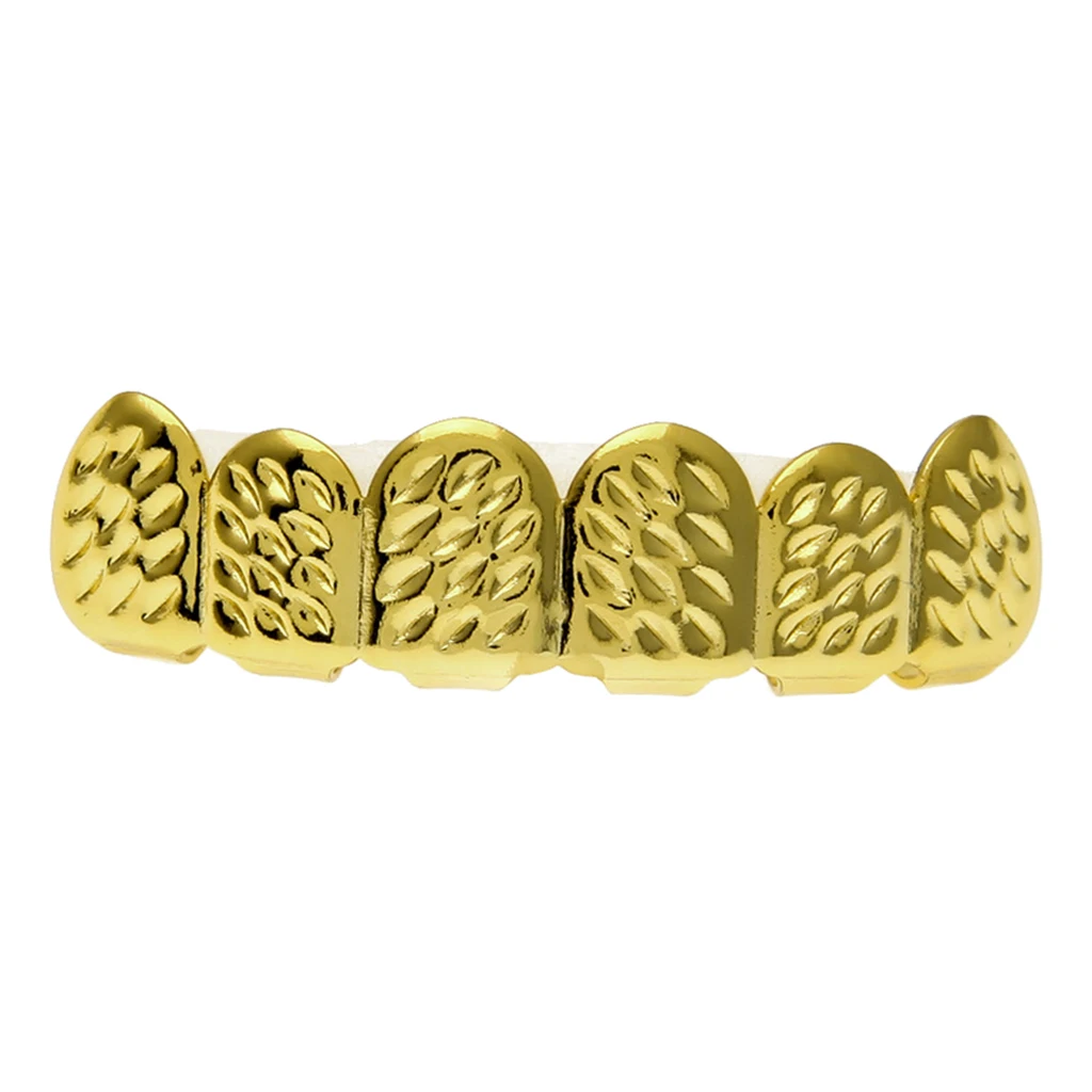 Copper Hip Hop Teeth Grills Caps Top Bottom Teeth Grill Cap Jewelry