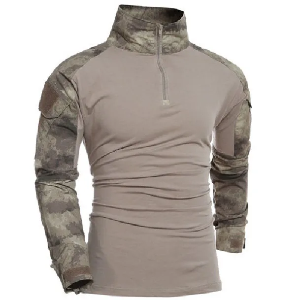 Militar Shirt 10 Мужская одежда высокого качества на открытом воздухе Военная Униформа камуфляжная рубашка тактическая одежда полный Маскировка ACU Настоящий мужской Frogman - Цвет: Militar Shirt 10