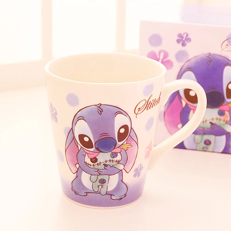 Disney Stitch Русалочка Ариэль принцесса История игрушек Рапунцель вода молоко кофе