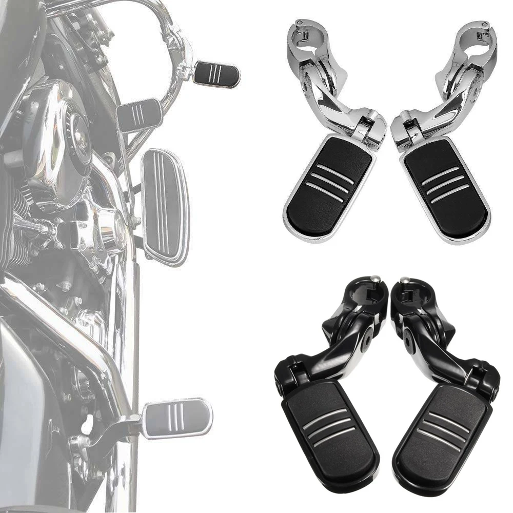 1 Pair 32MM 1 1/4" Motorcycle Engine Guard Highway Foot Pegs Footpeg