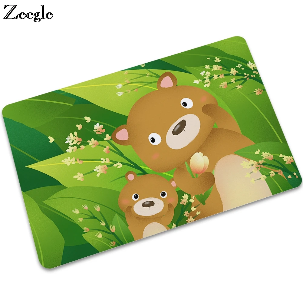 Floor Mat Doormat Anti-slip Bathroom Dooramt Shower Mat Waterproof Outdoor Doormat Hallway Carpet Washable Living Room Floor Mat