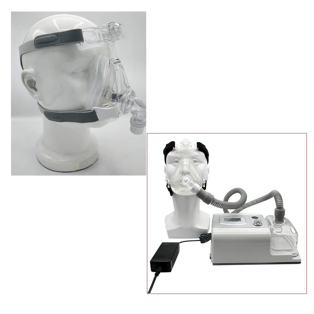 Авто CPAP BiPAP маски силиконовый Респиратор маска для лица двойного назначения EaseFit