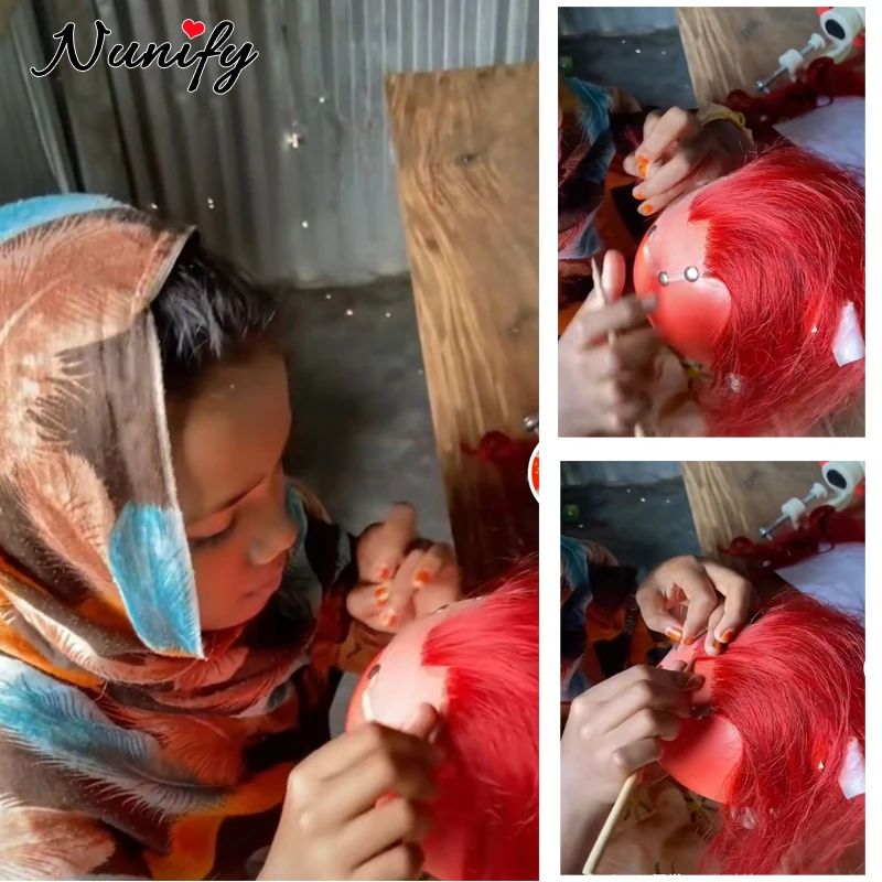Nunify Soft Pvc Half Mannequin Head Making Wigs Red Beige Big Size Wig Making Tools Put Pins Maniquin Head And Stand Wig Head Mannequin Mannequin Head Holder Mannequin Head Model Wig Supplies
