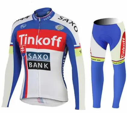 Tinkoff Pro Джерси с длинным рукавом для велосипедной команды, одежда для гоночного велосипеда, одежда для горного велосипеда, одежда для велоспорта - Цвет: Серый