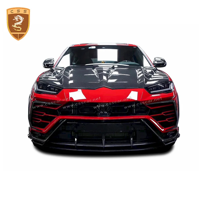 

Real Double Carbon Fiber Hood Engine Cover Bonnet For Lamborghini- URUS Topcar Style Cover Car Auto Modification Accessories