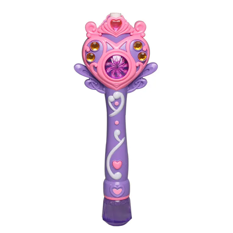 Световая музыка волшебная палка электропистолет для мыльных пузырей игрушка автоматическая машина для пузырей дуя пузырьковая игрушка игрушки на открытом воздухе - Цвет: Фиолетовый
