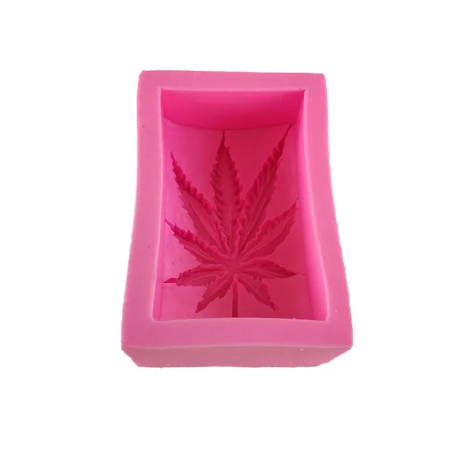  Fewo Pot Leaf Silicone Mold for Handmade Bar Soap Cannabis Leaf  Hash Weed Hemp Bath Bomb Lotion Bar Mould (5oz)