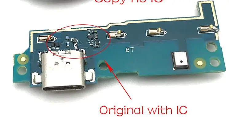 5 шт./лот, разъем док-станции Micro USB зарядное устройство зарядный порт гибкий кабель для sony L1 G3311 G3312 G3313 запчасти для ремонта - Цвет: Original With IC
