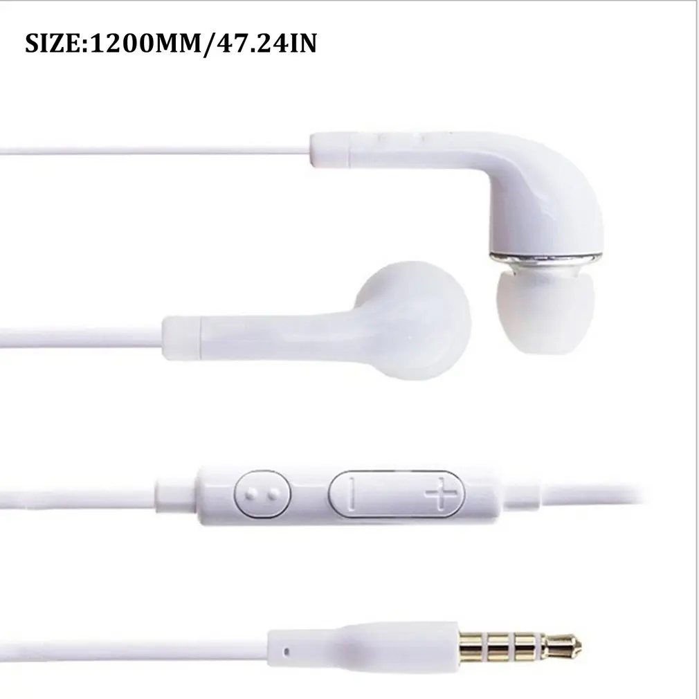 New Stereo Bass Earphone Headphone with Microphone Wired Gaming Headset for Phones Samsung Xiaomi Iphone Apple ear phone