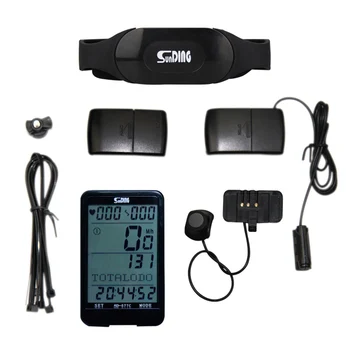 

Durable SD 577C Waterproof LCD Display Cycling Bike Bicycle Computer Odometer Speedometer With Green Backlight