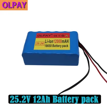 

6s2p 24V 12.0Ah 18650 lithium-ion battery pack 25.2v 12000mAh electric bicycle moped lithium-ion battery pack with BMS
