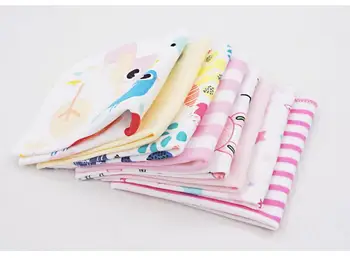 

100set 8Pcs/set Newborn Baby Towel Washcloth Bathing Feeding Wipe baby handkerchief face small towels
