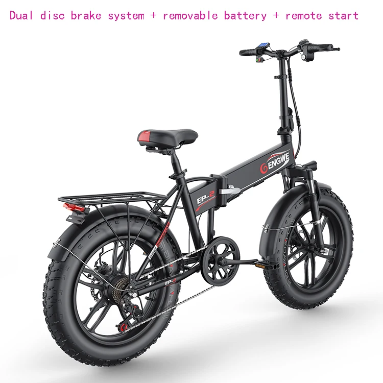 Sale Electric bike 20*4.0inch Fat Tire Aluminum Foldable electric Bicycle 48V10A 500W Powerful bike 6speed Mountain/Snow/Beach ebike 47