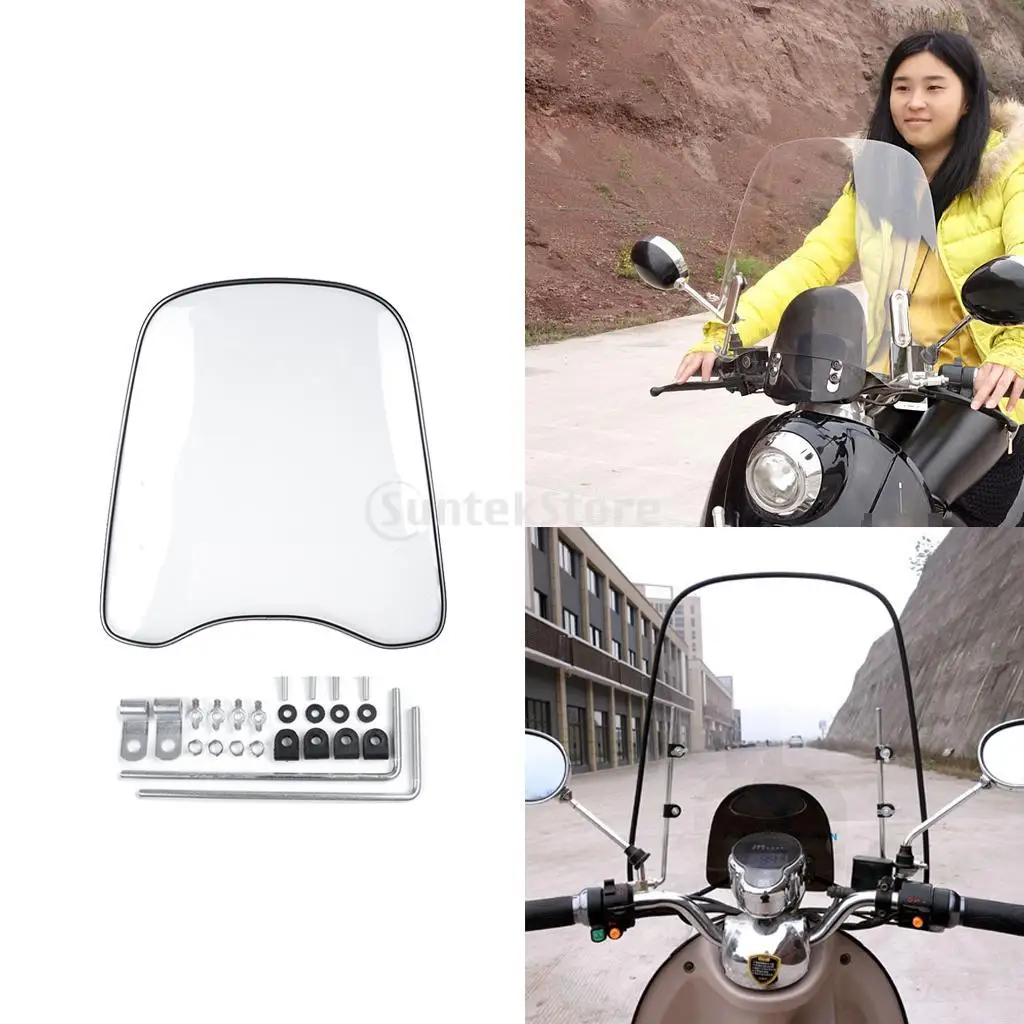 Universal Clear PC Windshield Wind or For Motorcycle ATV