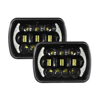 

7X6 Car LED Headlights 65W 6000K Waterproof Square Lights Hi-Lo Beam For Jeep Wrangler/Ford/Savana H6052 H6053 H6054 H6014