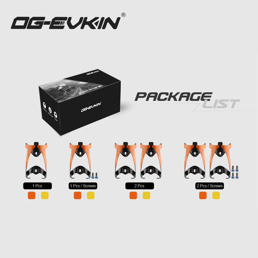 OG EVKIN BC004 хит продаж карбоновые велосипедные клетки для бутылок UD глянцевый