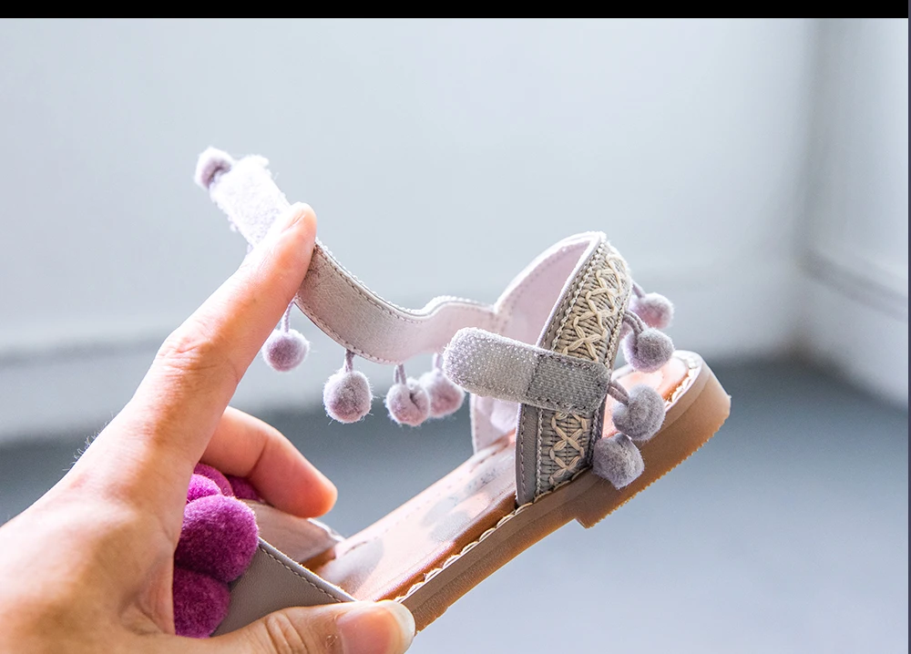 RUMRAM New High quality Children Toddler Infant Kids Baby Girls Princess Casual Shoes Sandals Fashionable Solid Children Shoes  (5)
