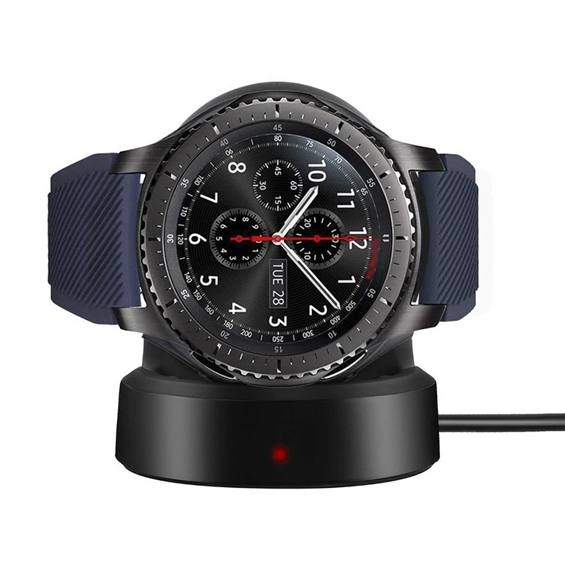 Замена Qi-стандартная беспроводная зарядная док-станция для Galaxy Smart Watch gear S2 S3 силиконовая Нижняя пластина противоскользящая