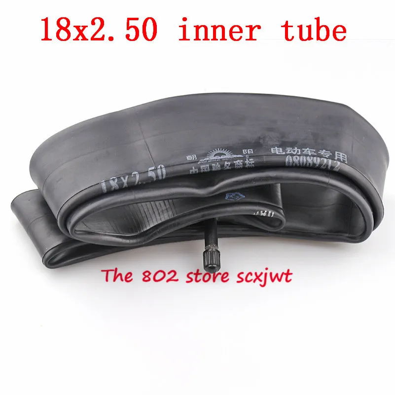 Lightning 18x2,50 внутренняя tire18* 2,50 внутренняя трубка с прямым углом клапан стволов подходит электрический мотоцикл и транспортных средств