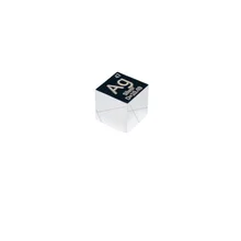 1pc 99.9% Purity Pure Silver Ag 10mm Cube Carved Element Periodic Table Polished Model Full Mirror Version