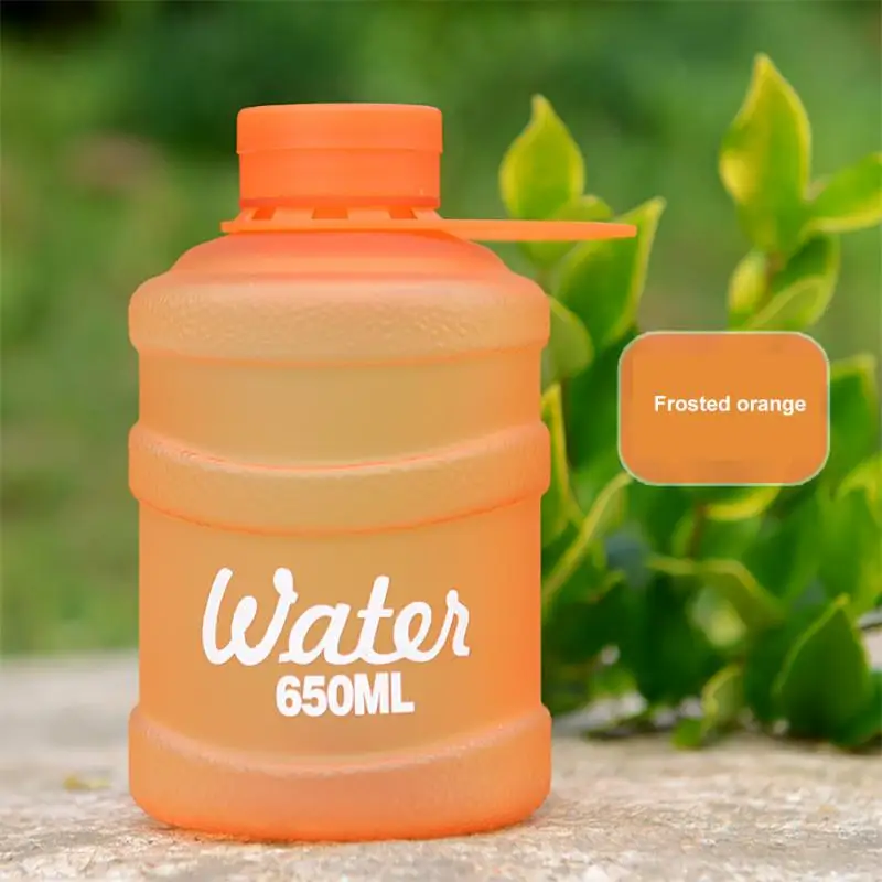 1pc Taza De Agua Transparente De Gran Capacidad, Botella De Agua Deportiva Para  Fitness Al Aire Libre Con Pajita Y Asa Para Correr En El Gimnasio Fitness -  Temu