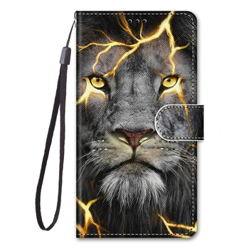 

For Xiaomi Redmi Note 8 7 4X 5 6 Pro Plus 4 3 Magnet Tiger Lion Wolf Leather Flip Book Case For Redmi 7A 5A 6A 4A S2 Go 3S K20