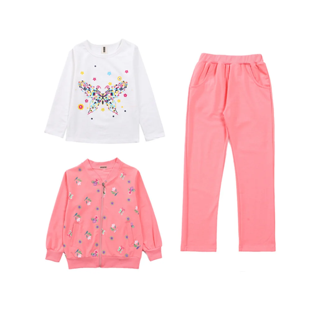 Футболка и брюки для девочек 5 13 лет|clothes set|suit setset children |
