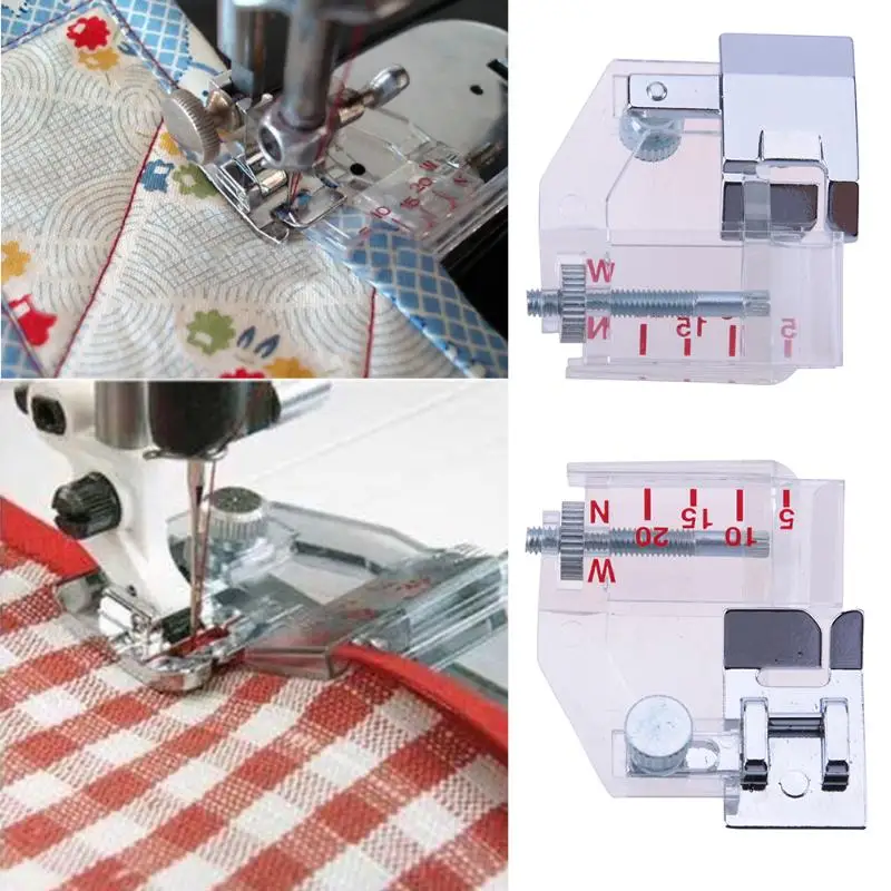 

Adjustable Bias Binder Presser Foot Binding Feet Sewing Machine Attachment