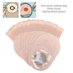 10Pcs Disposable Colostomy Bag Soft Skin-Friendly Ostomy Bag Pouch Open Type Ostomy Cleaning Healthy Care Excreta Nursing Tools