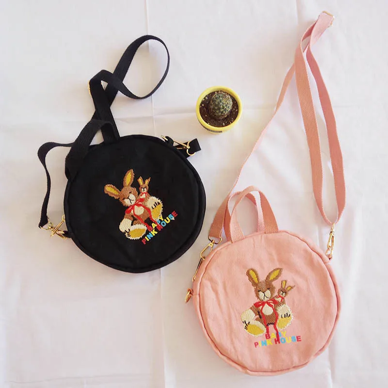Летний Стиль Южная Корея Ulzzang сумка с вышивкой Meng Кролик Женская сумка мягкая для девушек
