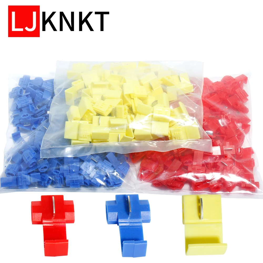 

insulated T-wire Fast locking Wire Cable connector Without Breaking protect Line quick buckle Electrical Terminals accessories