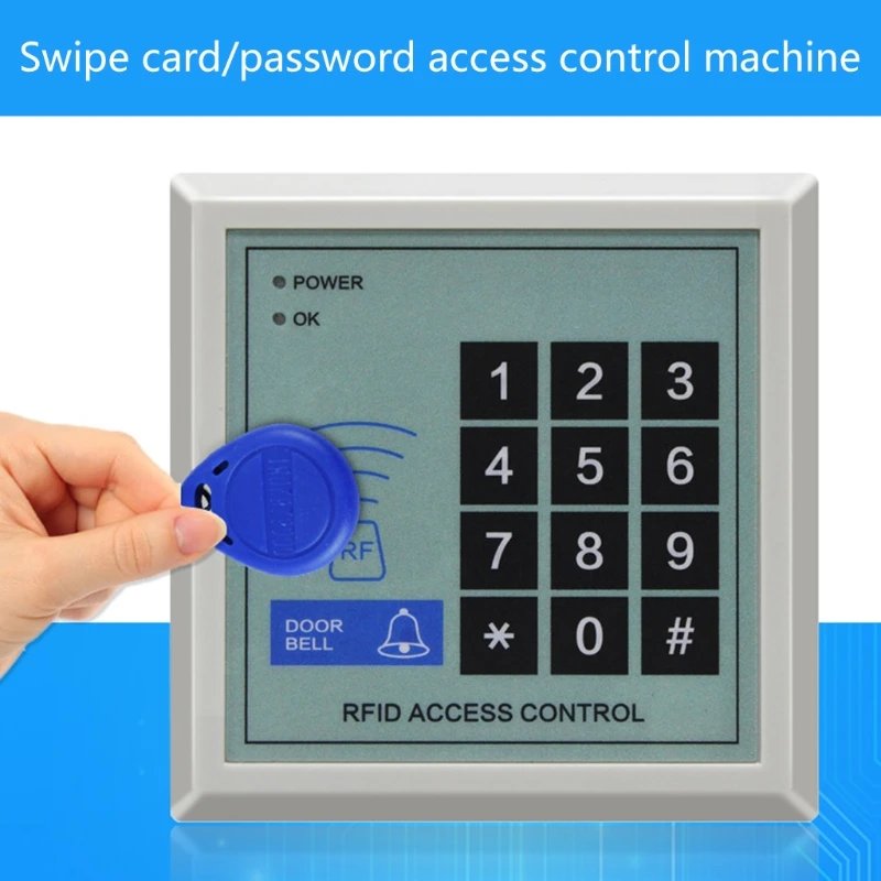 Security Full Complete Door Entry Access Control System Kit Magnetic Lock Power Supply Exit Button | Безопасность и защита