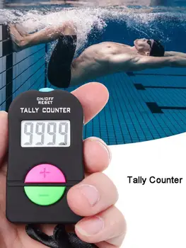 

Digital Hand Tally Counter Electronic Add or Subtract Manual Clicker for Ball Sports Swimming Running Personnel Counting