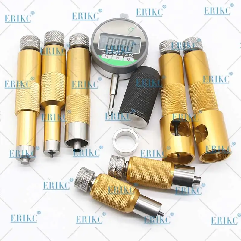 ERIKC Common Rail Nozzle Washer Space Testing Tools Sets E1024007 Injector Gaskets Shims Lift Measure Instrument (1)