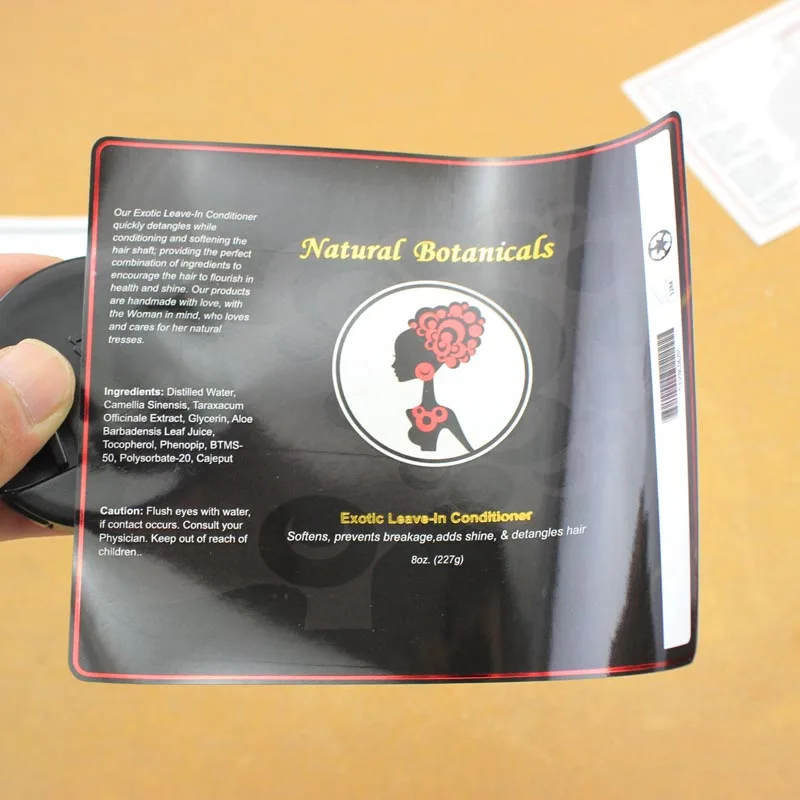 

Необычные Пользовательские самоклеющиеся ПЭТ Косметический Наклейка на упаковку в рулоне, водонепроницаемый стикер на клейкой основе, виниловые Стикеры