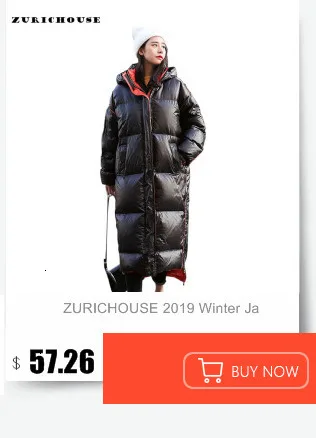 ZURICHOUSE зимняя куртка большого размера, Женская длинная, модная теплая парка в уличном стиле, свободное зимнее Стеганое пальто с капюшоном для женщин
