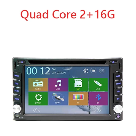 Quad Core 2G 16G 2 Din Quad/Octa Core 800*480 Android 8,1 автомобильный Радио gps/A и FM RDS/Bluetooth/музыка и видео плеер для Honda CRV подходит для Civic City - Название цвета: Quad Core 2G 16G