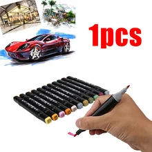 Кисти Ручки Маркеры акварельные щетки художественный маркер двойной Наконечник Ручка спирт пейзаж дизайн граффити мультфильм