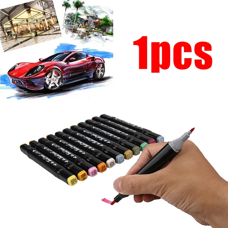 

Brush Pens Markers Water Color Watercolor Brushes Art Marker Twin Tip Pen Alcohol Landscape Design Graffiti Cartoon
