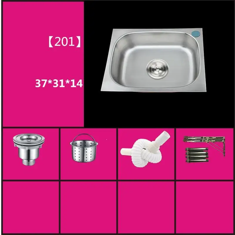 Afwasbak Umywalka Tarjas Integral Escurridor Para Acero Inoxidable Lavabo Fregadero De Cocina Cuba Pia Cozinha кухонная раковина - Цвет: MODEL B
