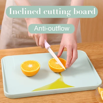 

Beveled Anti-skid Cutting Boards Kitchen Chopping Blocks Tool Cutting Board PP Vegetable Meat Tools Kitchen Accessories