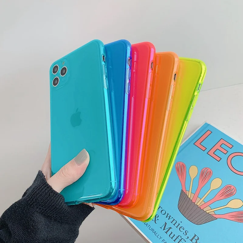 Ультратонкий флуоресцентный чехол для телефона Huawei P40 P30 P20 PRO LITE MATE30 NOVA5 4 NOVA6