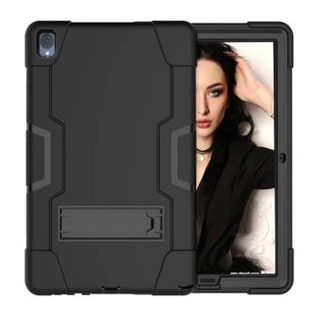 

3 in 1 Anti-Scratch Shockproof For Huawei M6 Case Full Body Armor Protection with Sturdy Kickstand Anti-Fingerprint Red Black