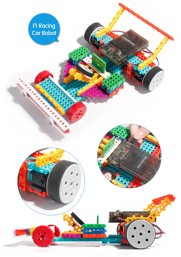 remote control building blocks tank kids toys educational