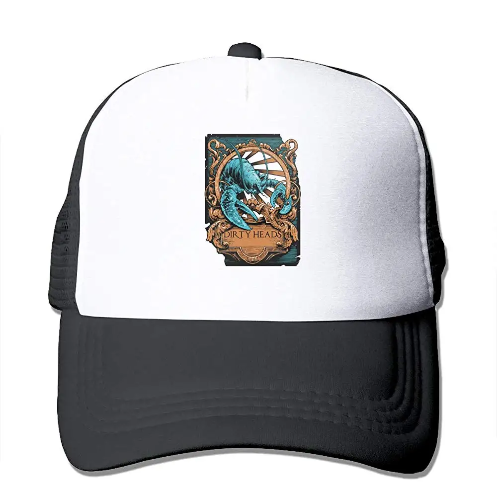 Грязные головы логотипа милый логотип музыкальной группы Кепка-тракер в Бейсбол Кепки сетки Кепки черного цвета для подростков и взрослых