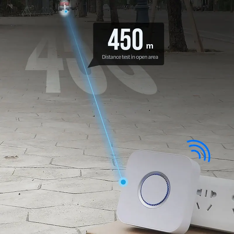 VeryHome Wireless Doorbell Waterproof Super Long Distance Smart Door Bell Home Cordless Ring Dong Chime timbre calling wireless doorbell