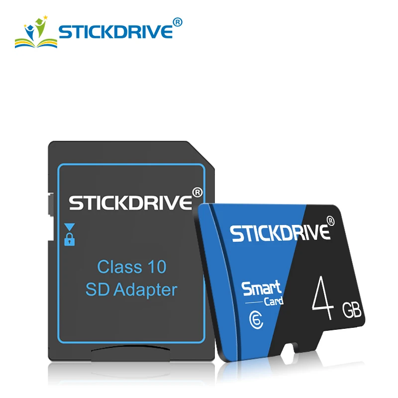 4 ГБ Карты памяти Microsd 256 ГБ 8 ГБ 16 ГБ 32 ГБ 64 Гб 128 ГБ cartao de memoria class 10 micro sd карта TF карта Бесплатный SD адаптер - Емкость: 4 ГБ